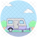 Vanity Van Camping Wagon Camper Van Icon