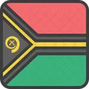 Vanuatu Land Flagge Symbol