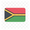 Vanuatu Flag Country Icon