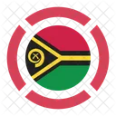 Vanuatu Bandera Icono