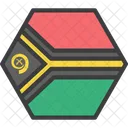 Vanuatu Country Flag Icon