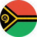 Vanuatu Drapeau Monde Icône