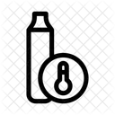 Vape Overheating Safety Warning Hot Device Icon