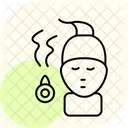 Vapeur Faciale Brosse Faciale Brosse Icône