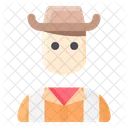 Filme Cowboy Papel Ícone