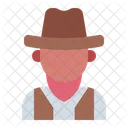 Vaquero Avatar Hombre Icono