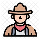 Vaquero Avatar Hombre Icono