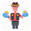 Dinero vaquero  Icon