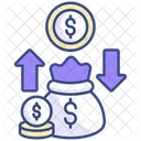 Variable Costs Money Investment Icon