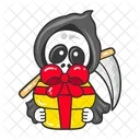 Anjo Da Morte Fantasma Halloween Ícone