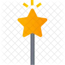 Varinha Magica Com Estrela Vara Magica Varinha Magica Ícone