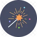 Magia Varinha Estrela Ícone