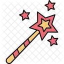Vara Magica Varinha Magica Varinha Estrela Ícone