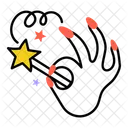 Varinha Magica Varinha Estrela Varinha De Bruxa Ícone
