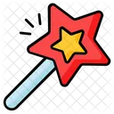 Magia Varita Palo Icono