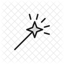 Varita Magica Magia Mago Icono