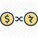 Varying Usd Changeable Symbol