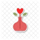 Vase Blume Pflanze Icon