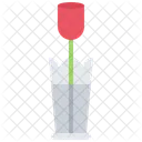 Vase Flower Rose Icon