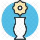 Vase Flower In Icon