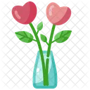 Vase Love Heart Icon
