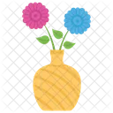 Flower Pot Vase Interior Decoration Icon