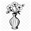 Vase A Fleurs Fleur Vase Icône