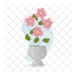 Vase à fleurs  Icône
