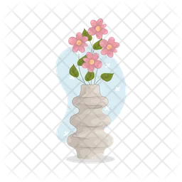 Vase à fleurs  Icône