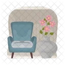 Vase Decor Chair Icon