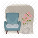 Vase Decor Chair Icon