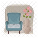 Vase Decor Chair Icon