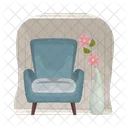 Vase Decor Chair Icon