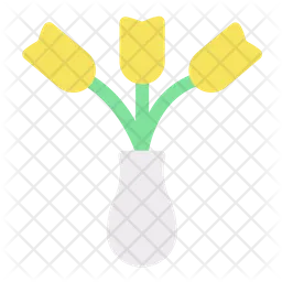 Vase Flower  Icon