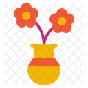 Vase Flower Decoration Icon