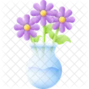 Vase Flower Decoration Icon