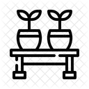 Vase Flowers Home Decor Icon