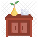 Vase Table Cabinet Furniture Icon
