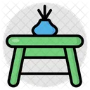 Vase Table Furniture Home Interior Icon