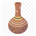 도자기 전통 꽃병 꽃병 아이콘