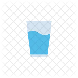 Vaso de agua  Icono