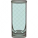 Vaso alto  Icono