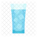 Vaso de agua  Icono