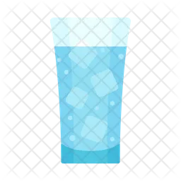 Vaso de agua  Icono