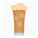 Vaso de café helado  Icono