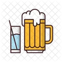 Vaso de cerveza  Icono
