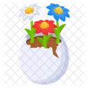 Vaso de flores  Ícone