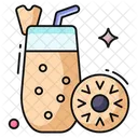 Vaso de jugo  Icono