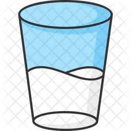 Vaso de leche  Icono