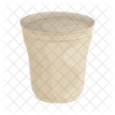 Vaso de papel  Icono